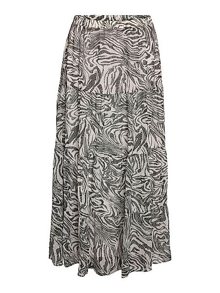 Noisy may Sommerrock Tiermuster-Design mit elastischem Bund und Falten NMFA günstig online kaufen