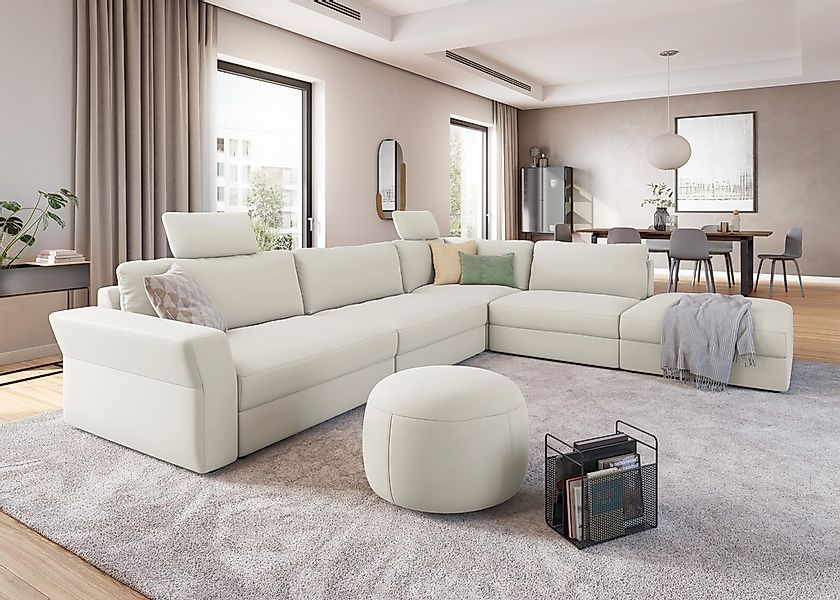 sit&more Ecksofa "Cadabra L-Form", Breite 356 cm, mit Sitztiefenverstellung günstig online kaufen