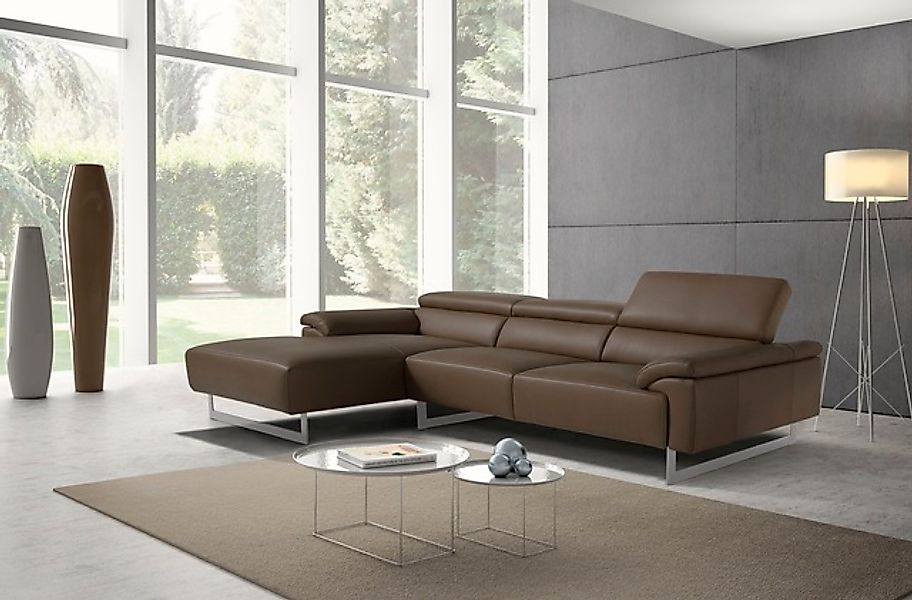 Egoitaliano Ecksofa »Malika, edel und bequem, Designsofa mit hochwertigen B günstig online kaufen