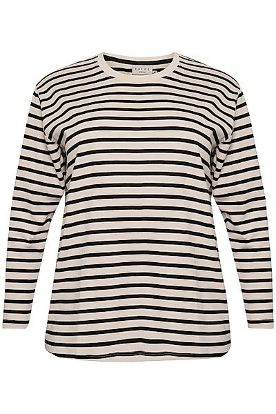 KAFFE Curve Langarmbluse Langarm-Shirt KCwinni Große günstig online kaufen
