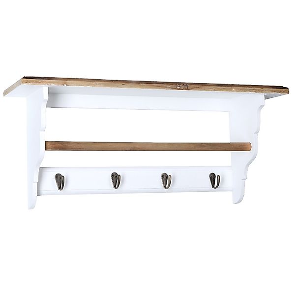 Home4Living Wandgarderobe Garderobe Weiß mit 4,5 günstig online kaufen