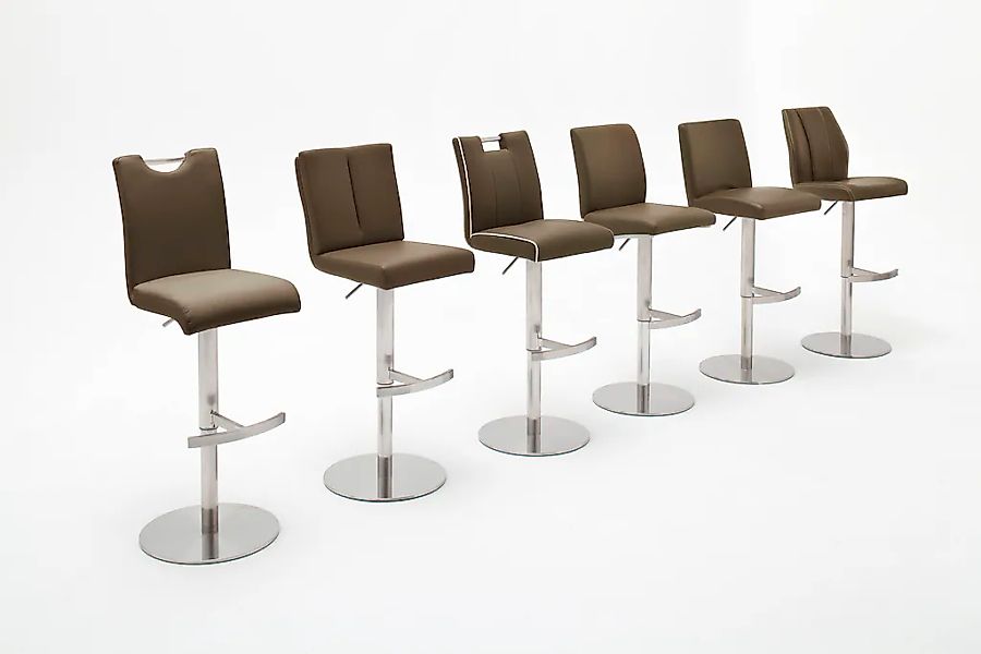 MCA furniture Bistrostuhl »BARBECOOL«, mit Rückenlehne,Bodenplatte rund, 36 günstig online kaufen