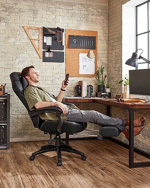 SONGMICS Bürostuhl, Gaming-Stuhl, Computerstuhl, ergonomisches Design, mit günstig online kaufen