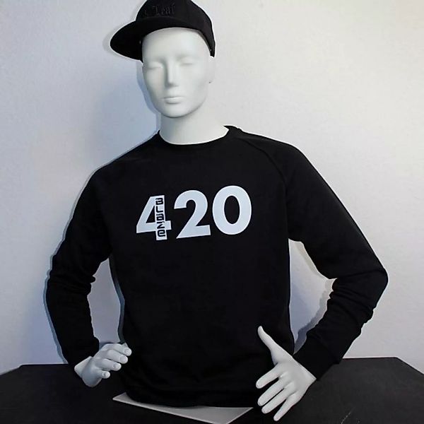BLAZEGLASS Sweatshirt 420 Original Black BLAZE®-Logo, Atmungsaktiv, Unisex günstig online kaufen