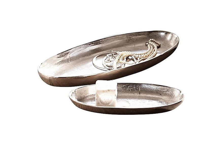 Mirabeau Dekoschale Schalen 2er Set Marné antiksilber günstig online kaufen