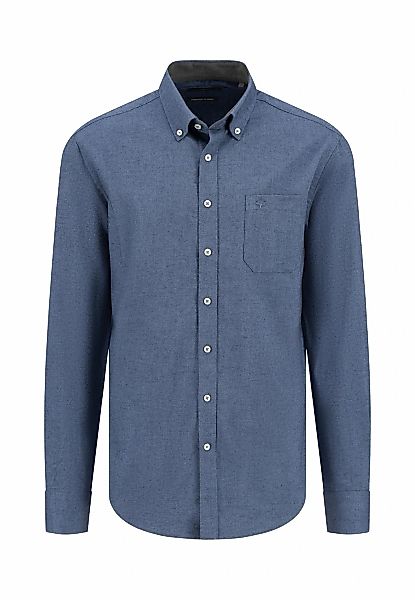 FYNCH-HATTON Langarmhemd mit Logostickerei günstig online kaufen