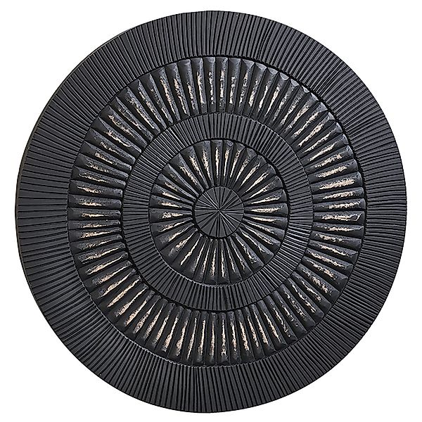 Kobolo Wandbild Wanddeko Holzbild PUNE Holz Zweifarbig Goldfarben Schwarz günstig online kaufen