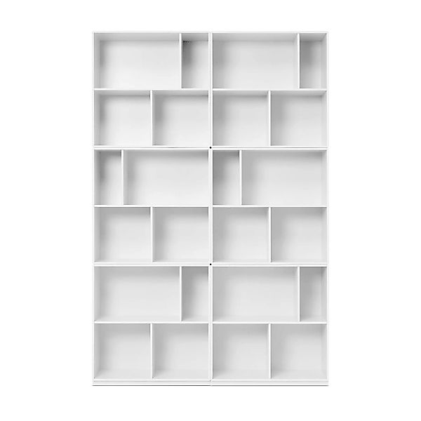 Montana - Read Bücherregal 211,8x139,2cm - new white 101/lackiert/BxHxT 139 günstig online kaufen