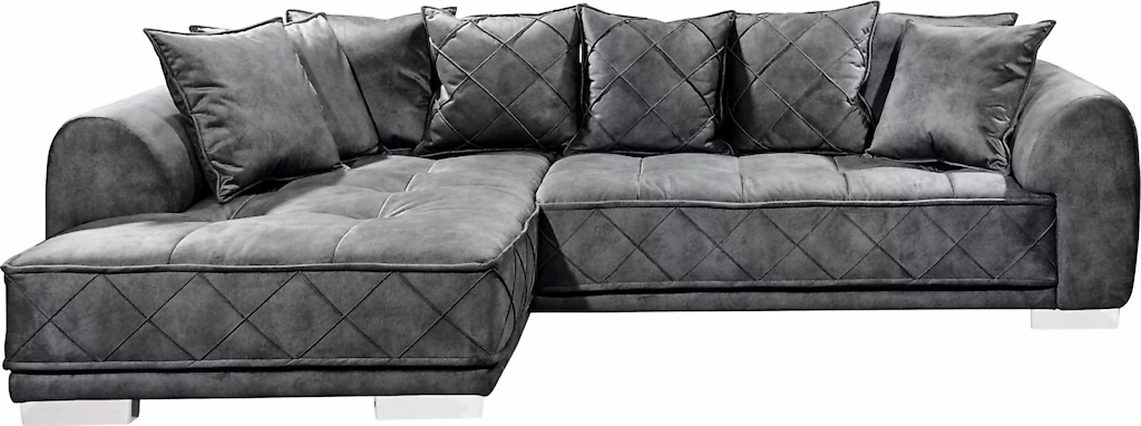 ED EXCITING DESIGN Ecksofa Sentina, mit Rückenkissen günstig online kaufen