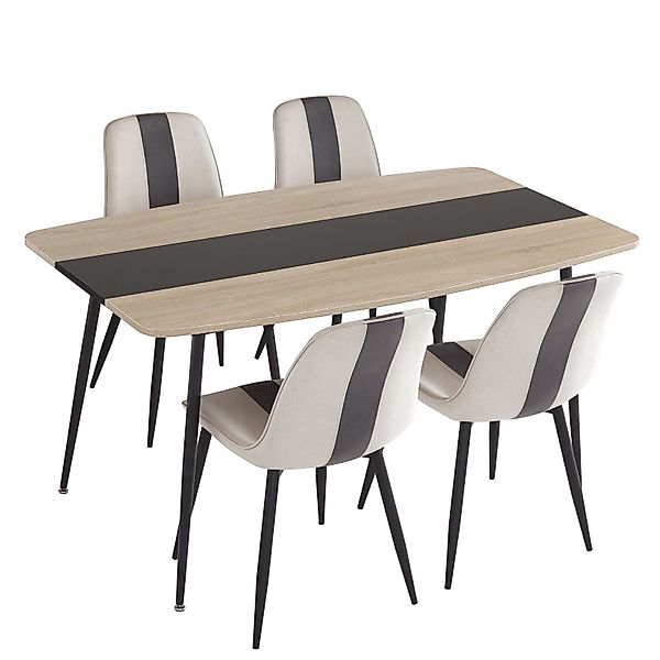 Mondeer Essgruppe (Set, 5/7-tlg), Moderner Esstisch günstig online kaufen