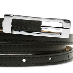 Caspar Taillengürtel GU296 schmaler Damen Ledergürtel günstig online kaufen
