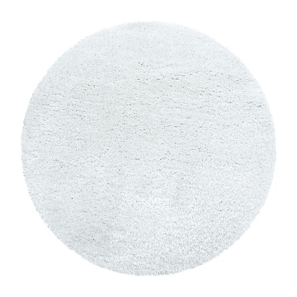 Carpettex Hochflor-Teppich Unicolor - Einfarbig, Rund, günstig online kaufen