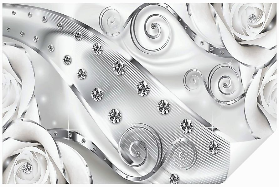 Wallarena Fototapete 3D EFFEKT Rosen Blumen günstig online kaufen