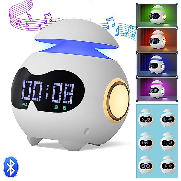 MUPOO Tageslichtwecker Kinderwecker LED Nachtlicht USB, günstig online kaufen