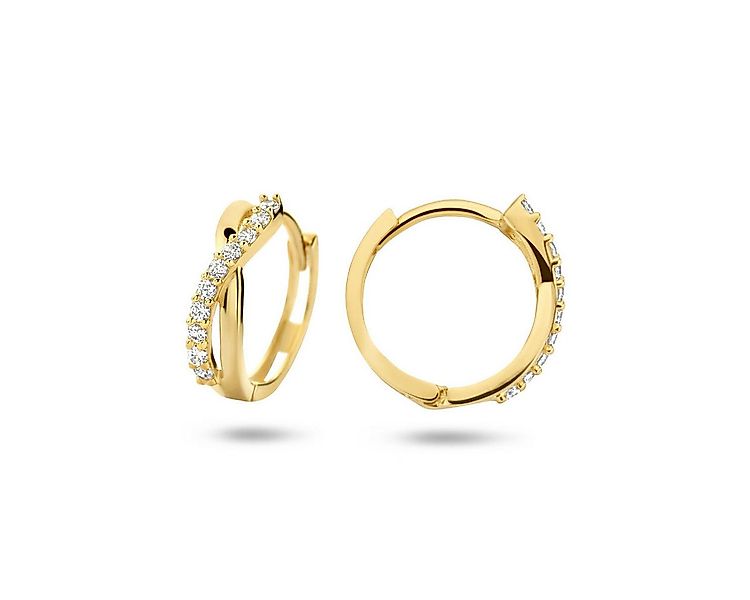 NICEANDnoble Klappcreolen Klappcreolen 375er Gelbgold kleine Klappcreolen m günstig online kaufen