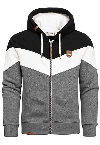 Amaci&Sons Kapuzenpullover ARDMORE Sweatjacke im Block-Design günstig online kaufen