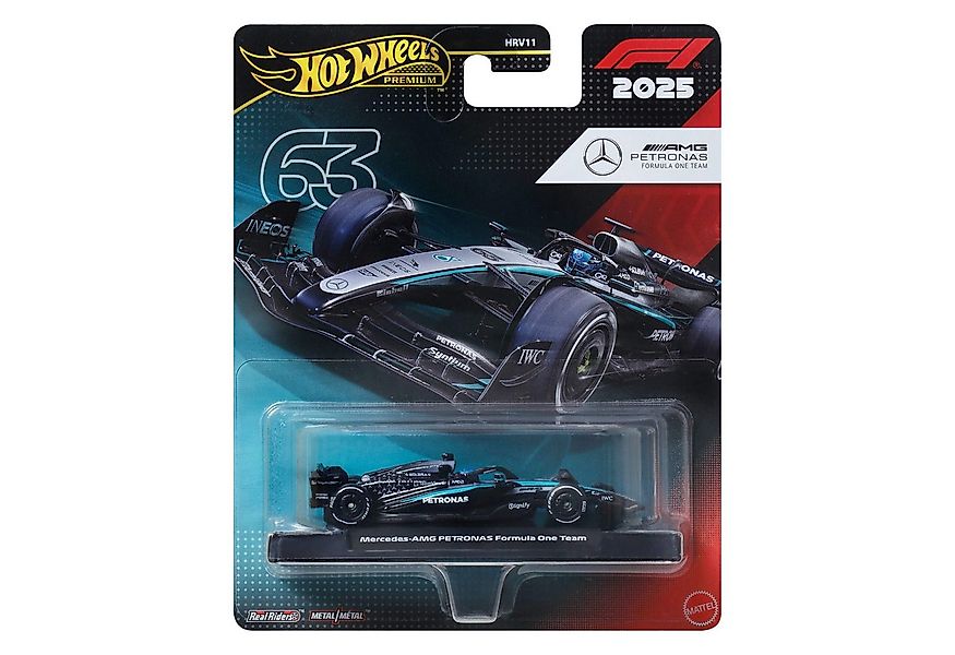 Hot Wheels Spielzeug-Auto Hot Wheels Premium F1 - Team Mercedes Benz Driver günstig online kaufen