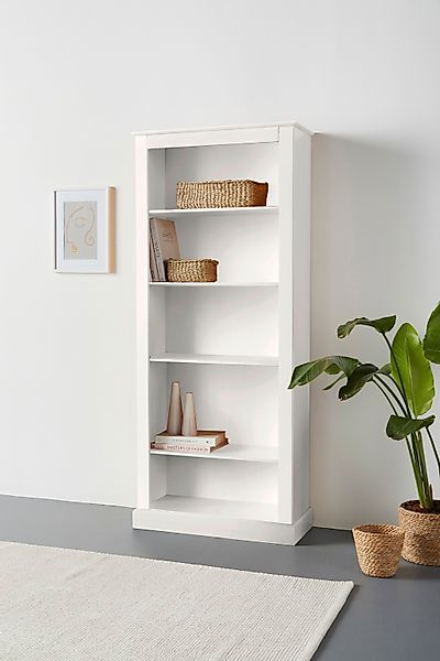 Home affaire Bücherregal "Liotta", mit 4 verstellbare Einlegeböden, aus mas günstig online kaufen