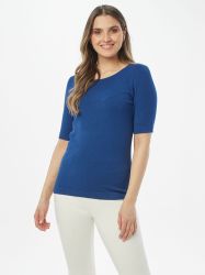 MIALUSSO Rundhalspullover Halbarmshirt (2er Pack, 2-tlg) günstig online kaufen