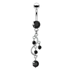 Taffstyle Bauchnabelpiercing Bauchnabelpiercing Banane Wein Anhänger günstig online kaufen