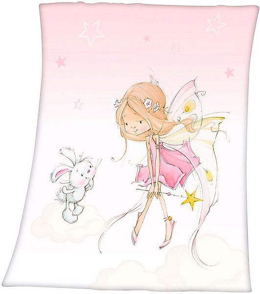Kinderdecke Little Fairy, Herding Young Collection, liebevolles Motiv günstig online kaufen