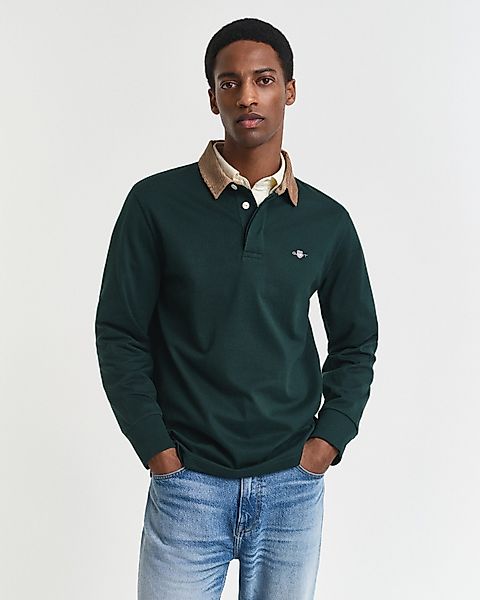 Gant Langarm-Poloshirt CORD COLLAR HEAVY RUGGER günstig online kaufen