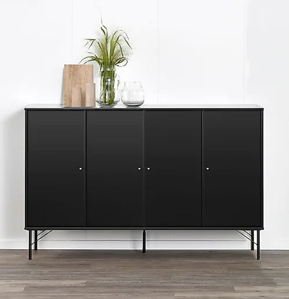 Hammel Furniture Sideboard "Mistral Kubus", mit vier Türen und Metall Füße, günstig online kaufen