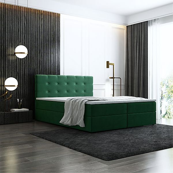 Friderik-EU Boxspringbett ALEX Doppelbett Kontinentalbett 2 günstig online kaufen