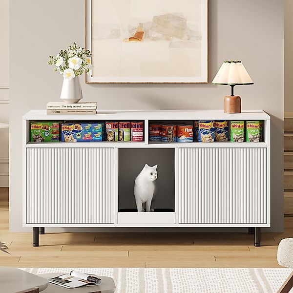 OKWISH Sideboard mit Sandauffangmatte, Ablage (Haustier-Schrank/TV-Schrank, günstig online kaufen