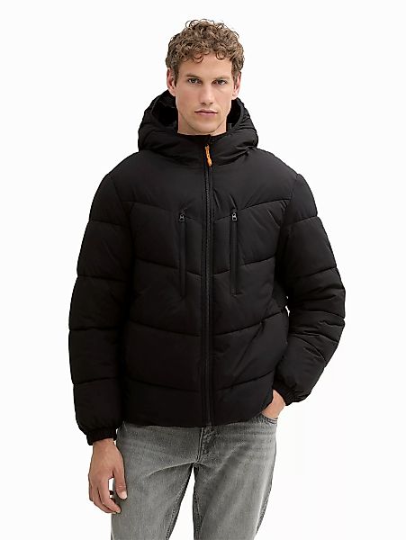 TOM TAILOR Denim Steppjacke mit Kapuze günstig online kaufen