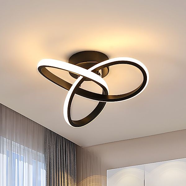 Goeco LED Deckenleuchte LED Deckenleuchte, Kleeblatt günstig online kaufen