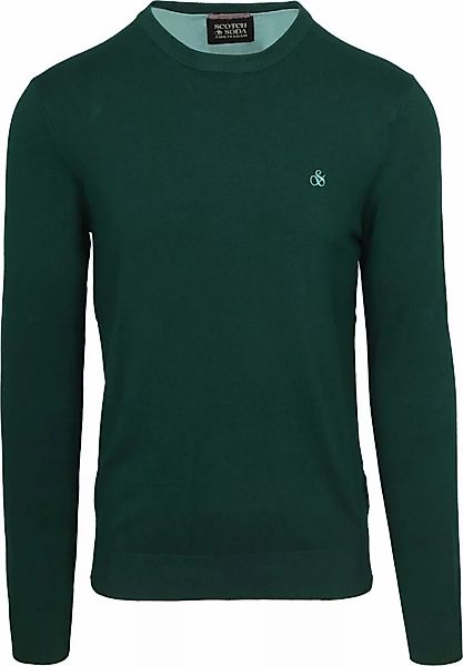 Scotch and Soda Essential Pullover Dunkelgrün - Größe M günstig online kaufen