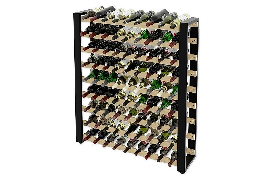 Lenmar Weinregal LOFT Weinregal aus Holz,Flaschenregal,Kellerregal,Regale,W günstig online kaufen