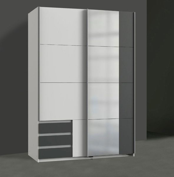 Wimex Schwebetürenschrank "Emden moderner Kleiderschrank mit Spiegel und Sc günstig online kaufen