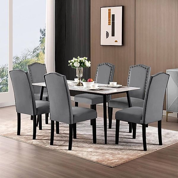 Woltu 4-Fußstuhl (Set, 4 St), Esszimmerstühle günstig online kaufen
