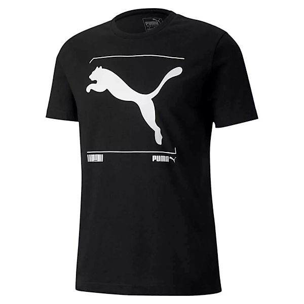 Puma Nu-tility Graphic Kurzarm T-shirt S Puma Black günstig online kaufen