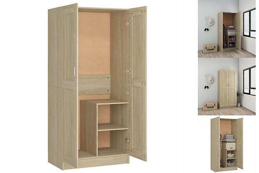 vidaXL Kleiderschrank Kleiderschrank Sonoma Eiche 82,5x51,5x180 cm Spanplat günstig online kaufen