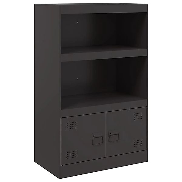 vidaXL Sideboard Schwarz 67x39x107 cm Stahl 841667 günstig online kaufen
