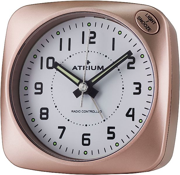 Atrium Funkwecker Quarzwecker, schleichende Sekunde, Schlafzimmer, Snooze günstig online kaufen