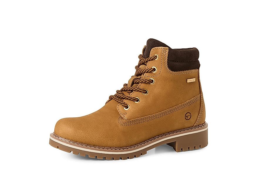 Tamaris Winterboots, Blockabsatz, Schnürstiefelette mit DUO-TEX Ausstattung günstig online kaufen