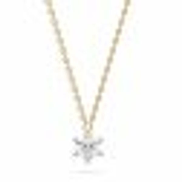 Halskette 585 Gelbgold mit im Labor gezüchtetem Diamanten günstig online kaufen