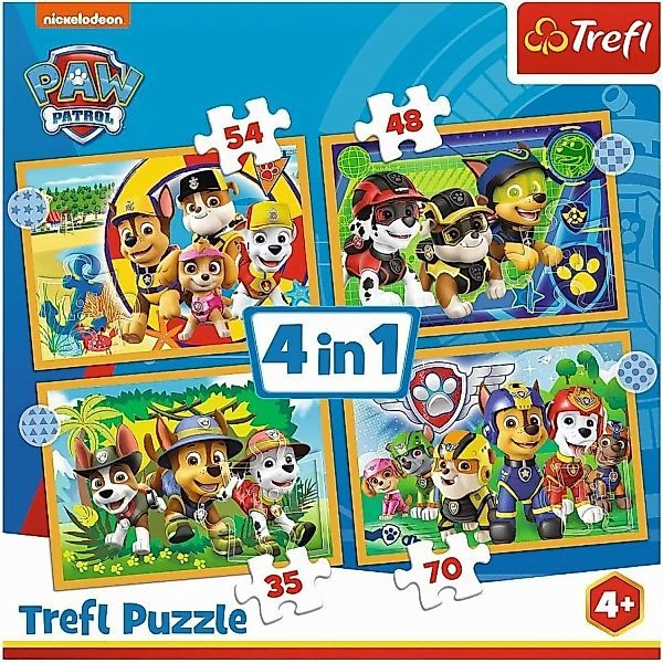 Trefl Puzzle 4 in 1 Puzzle, günstig online kaufen