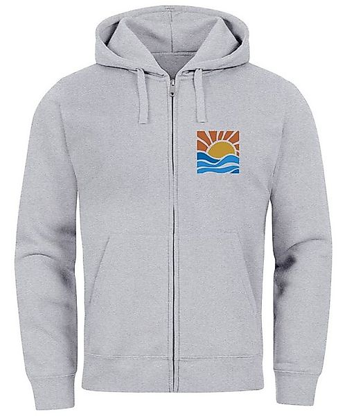 Neverless Sweatjacke Sweatjacke Herren Zip Hoodie Pullover Kapuze Logo Prin günstig online kaufen