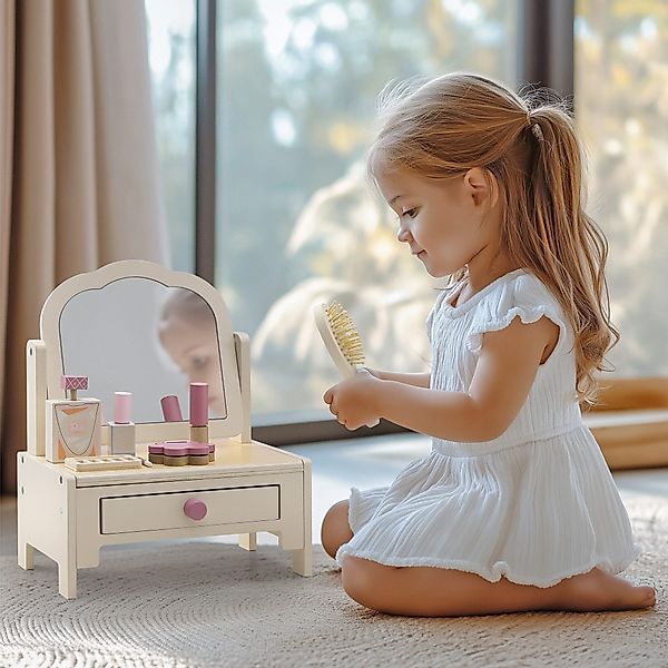 Navaris Schminktisch Schminktisch Kinder aus Holz günstig online kaufen