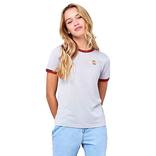 Rip Curl Ringer Kurzärmeliges T-shirt S Light Grey Heat günstig online kaufen