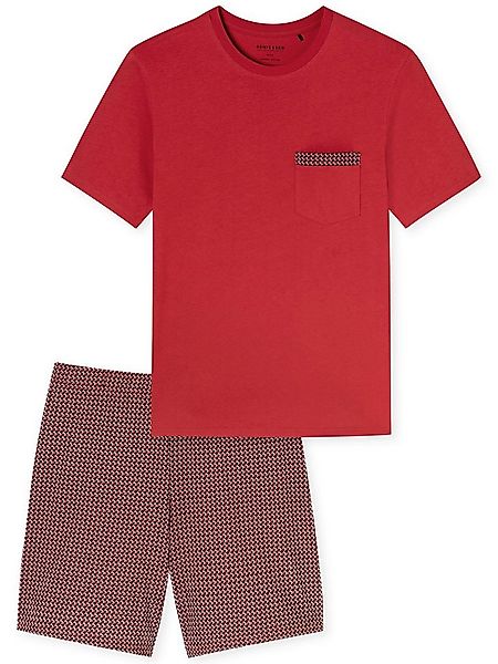 Schiesser Shorty Comfort Nightwear (2 tlg) schlafanzug schlafmode bequem günstig online kaufen