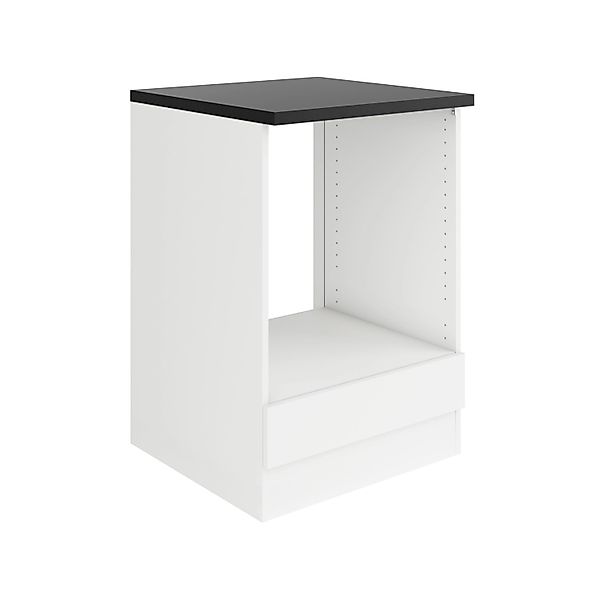 Optifit Küchen-Herdumbau 60 x 88 x 60 cm Luca932 Weiß Anthrazit günstig online kaufen