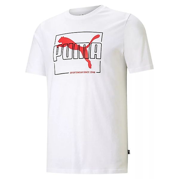Puma Flock Kurzarm T-shirt L Puma White günstig online kaufen