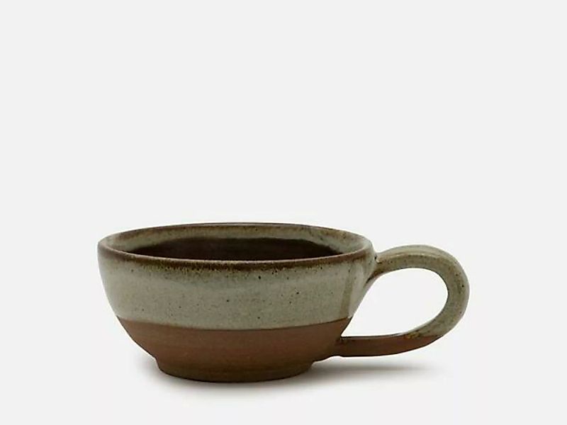 Runde Zweifarbige Tee-tasse Aus Keramik Mit Griff günstig online kaufen