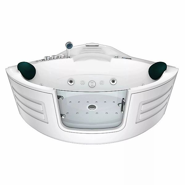 AcquaVapore Whirlpool Pool Badewanne Eckwanne Wanne W70 150x150 mit Tür Wal günstig online kaufen